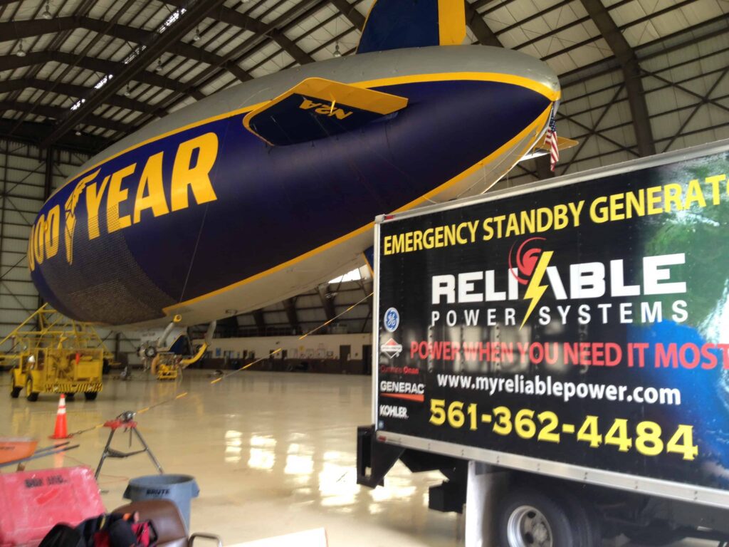GoodYear Diesel Generator Installation in Pompano Beach, FL
